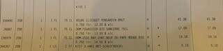 Kistje I met 3 heerlijke flessen, o.a. chateauneuf du pape